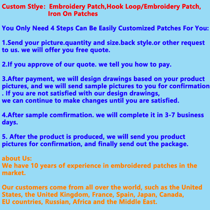 Custom Embroidered Patches for - Velcro Sew On recensie en prijs