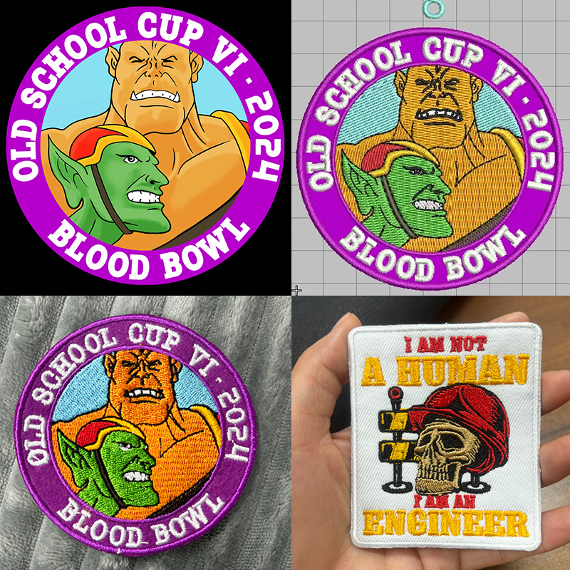 Custom Embroidered Patches for - Velcro Sew On recensie en prijs